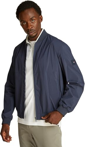 Tommy Hilfiger Herren Bomberjacke Branded mit Baseballkragen