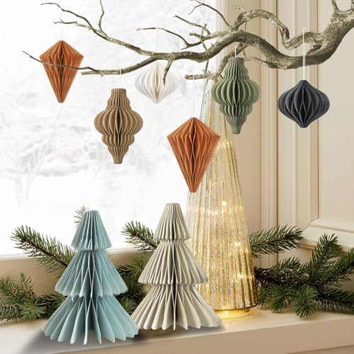 8 natürliche Weihnachtsdekorationen zum Aufhängen