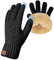 LuminBlaze Handschuhe Damen Winter Thermo Warme Touchsreen Handschuhe mit Dicke Winddicht Fleece Elastische für Skifahren Radfahren Doppelschicht Sherpa Geschenk für Frauen