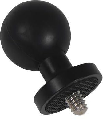 COZERI 25mm Sportkamera Kugelkopf Schnittstelle Adapter 1/4 Schraubhalterung für RAM Mounts B Größe, Kompatibel mit für GOPRO Hero 9/10/11, Motorrad Fahrrad Kamera Halterung