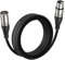 EBXYA XLR Cable 3M - Premium Balanced DMX Cable with 3-Pin XLR Male to Female Microphone Cable, Black