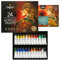 Castle Art Supplies Acrylfarben-Set, 24 x 12 ml, günstiges Anfänger-Set für Anfänger oder erwachsene Künstler, hochwertige intensive Farben, glatte Anwendung auf einer Vielzahl von Oberflächen