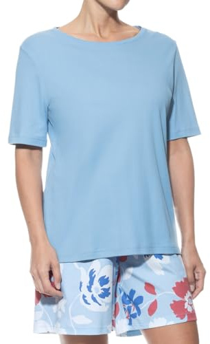 Mey - Springrose - Schlafanzug (42 Blue Paradise)