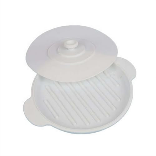 Wmool Microwave Bacon Tray - Bacon Cooker with Lid, Bacon Tray for Microwave Cooking, Silicone Bacon Pan Baking Tray