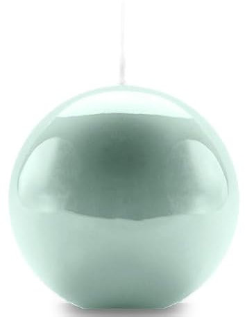 Bougie sphère décorative laquée diamètre 10 cm - Durée 49 heures - Couleur Vintage Green - Coffret cadeau - Cereria Di Giorgio