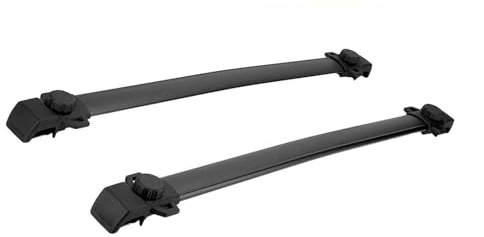 VREFOEAX Gepäckträger Auto Dachträger für Jeep für Renegade 2014-2021 SUV Aluminiumlegierung Gepäckträger Fahrrad Kanus Dach Querstangen Halter Dachreling