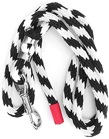 Haofy Führstrick für Pferde, Dicke Baumwolle mit Haken aus Legierung, Robust für Reitsport und Viehzucht (3 Meter lang)