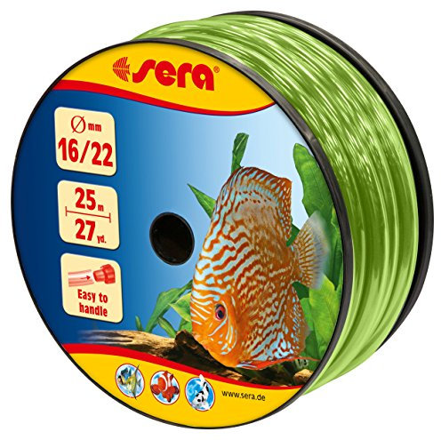 sera 32138 16/22 Schlauch grün 25 m - Schauch fürs Aquarium - Flexible Schläuche in verschiedenen Durchmessern, Längen und Farben