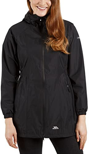 Trespass Womens/Ladies Waterproof Shell Jacket (L) (Black)