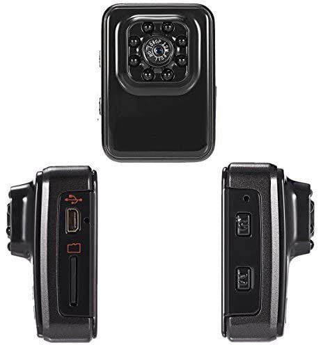 R3 Sport WiFi FPV 1080p HD DV Sport Action Mini Spy Cam HD Nanny Webcam con Visione Notturna a infrarossi e rilevazione di Movimento per Moto, Bicicletta, Casco Cam, Auto Dash, Corpo Cam, Spy Cam