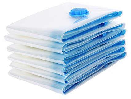 EM Home Set of 6 Vacuum Bags (up to 75% Space Saving) 60 x 80 cm