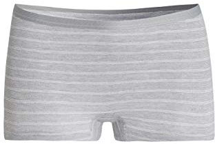 Conta Thermo Panty, bequemer Hipster mit natürlicher Baumwolle, wärmeisolierende Thermounterwäsche, Damenbekleidung, Sterling Geringelt, Größe: 40/M