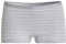 Conta Thermo Panty, bequemer Hipster mit natürlicher Baumwolle, wärmeisolierende Thermounterwäsche, Damenbekleidung, Sterling Geringelt, Größe: 40/M