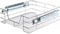 BAKAJI - Cajón telescópico para Muebles de Cocina - Cesta de Almacenamiento extraíble - Ahorra Espacio - Riel de Acero Inoxidable - Medidas 50 cm