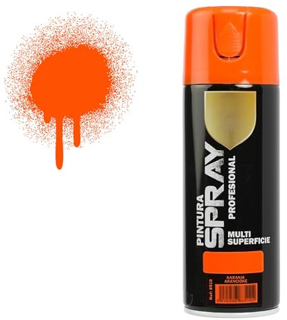 H HANSEL HOME Pintura Spray Naranja 400 Ml