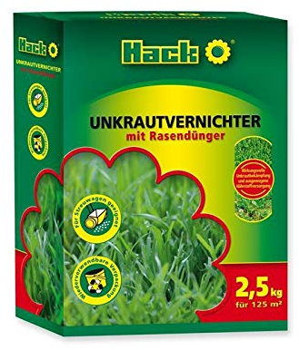 Hack Unkrautvernichter mit Rasendünger 2,5 kg