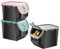 ORION GROUP Container storage container for vegetables, storage potatoes, fruit, onions, potatoes, potato pot, onion pot, kitchen organisation, storage boxes | 12 L (set)