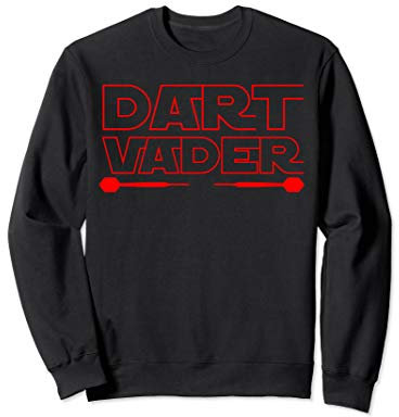 Dart Vader | 180 Darts Dart Dartspieler Geschenk | Darts Sweatshirt