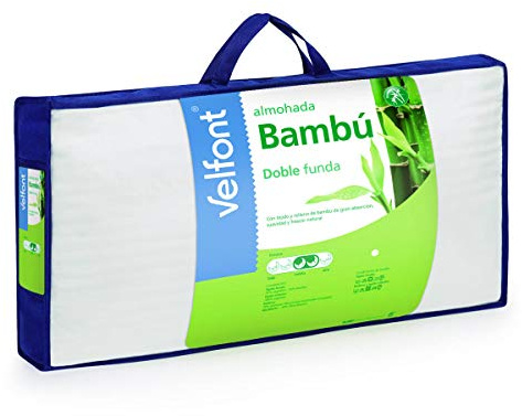 Velfont Oreiller en bambou 70 Blanc