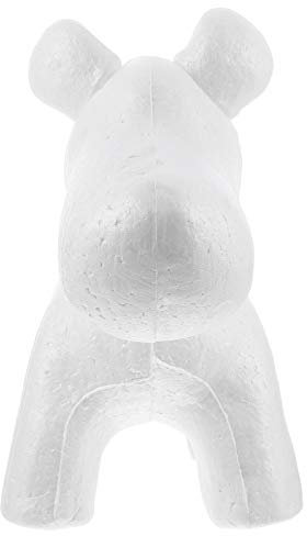Milisten Styropor Styropor Schaumstoff Hund weiß Schaumstoff Ball für DIY Handwerk Modellieren Weihnachten Hochzeit Party Gefälligkeiten Blumenarrangements Supplies