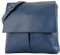 modamoda de T63 Damen Nappaleder Umhängetasche Schultertasche handmade in Italy, Farbe:Saphirblau