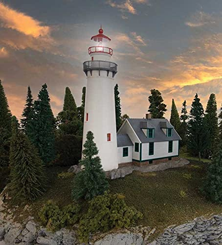 Walthers Spur H0 -- Bausatz Leuchtturm mit Blinklicht (9333665)