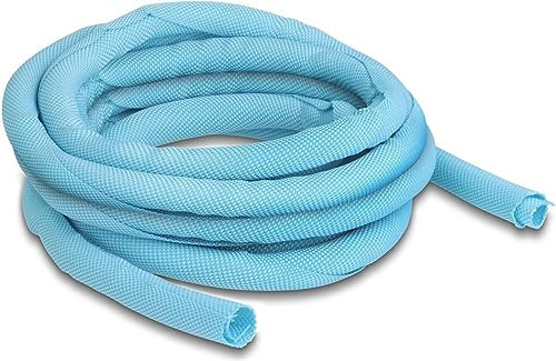Delock Gewebeschlauch selbstschließend hitzebeständig 5 m x 10 mm blau