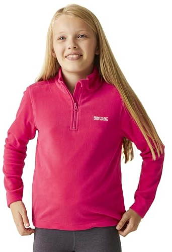 Regatta Kids Hot Shot II Fleece Half Zip Lightweight Mid-Layer Top,7-8yrs
