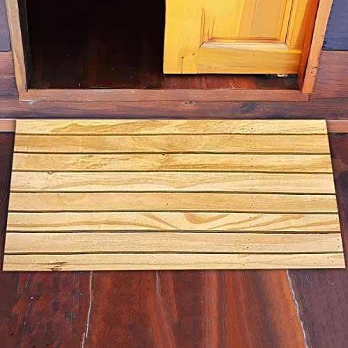Türschwellenrampe aus Holz, 7,6 cm 4, 5, 6, 7, 8 Zoll, Rollstuhlrampe, Übergangsrampe, tragbare Holzstufe/Treppenrampe für Mobilitätsroller, 60 x 43 x 18 cm (23,6 x 17 x 7 Zoll)
