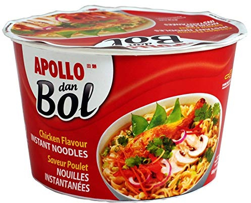 NOUILLES DAN BOL POULET 85G, APOLLO, LOT DE 5
