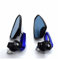 Lenkerendenspiegel Für Yamaha Für YZF R125 R15 R25 R 125 15 25 Für Mt-07 Für Mt-09 Für Mt 07 09 Für Mt-09 FZ07 22mm 7/8 Motorrad Bar End Rückspiegel Motorrad Spiegel (Farbe : 3)