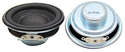 Diarypiece 1.96Inch Speaker 50mm Full Range Bass Speaker, 4 Ohm 10W Loudspeaker