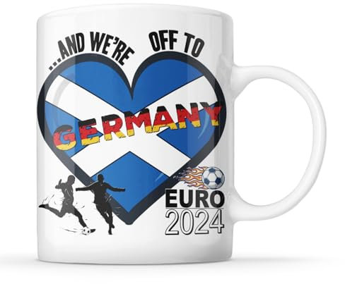 McMug - Scotand - and We're Off to Germany - Euro 2024 - Football Mug, Ceramic, 11fl.oz.