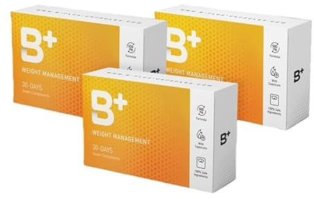 B+ 30 Kapseln | B plus Natürliches Nahrungsergänzungsmittel | B + mit L-Carnitin. (3)
