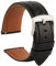 Antfly Uhrenarmbänder,Leder Uhrenarmbänder,Armband für Uhren, Ersatzarmband für Herren,Hochwertige Ersatz Leder Armband für Uhr & Smartwatch-20mm 22mm (22MM, Schwarz)
