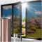 Windimiley Fensterfolie Sonnenschutz Spiegelfolie Fenster Sichtschutz, Blickdicht von Aussen Sonnenschutzfolie 60x200cm, Selbsthaftend UV-Schutz Hitzeschutz Wärmeschutzfolie für Büro Tee-Silber