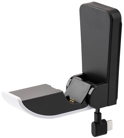 NiTHO Mini Cargador para PS5 y PS5 Edge Mando, Soporte Cargador Plegable Compatible con Playstation 5 Slim, Base de Carga para Consola PS5 Slim (2023) Solo