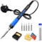 Soldering Iron Kit, ILIBILIB 90W Digital Dislplay Smart Soldering Iron, Features 180-500℃ Temperature Adjustable, Auto-Sleep, Unit Conversion Welding Tool Kit for Electric Soldering, DIY