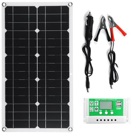 HUIZHITENGDA 20W-300W Flexible Solar Panel 12 V Akku Ladegerät Dual USB mit 60A Controller Solarzellen Power Bank für Telefon Auto Yacht RV