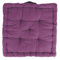 GALILEO SpA Set 4 Cuscino materasso per sedia 40x40x8 cm, viola melanzana, Sibilla