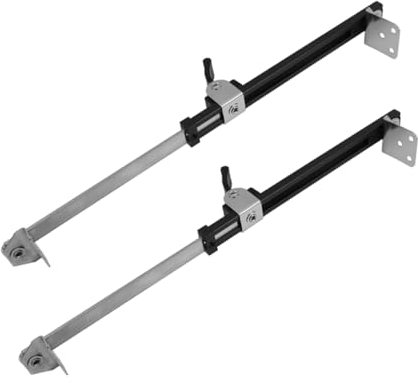 OSALADI 1 Satz Fensterstützstange Fenster Sperrt Fenstertürversteller Beschläge Für Fensterläden Schweres Fensterschloss Fensterschloss-Hardware Black Aluminiumlegierung 2st