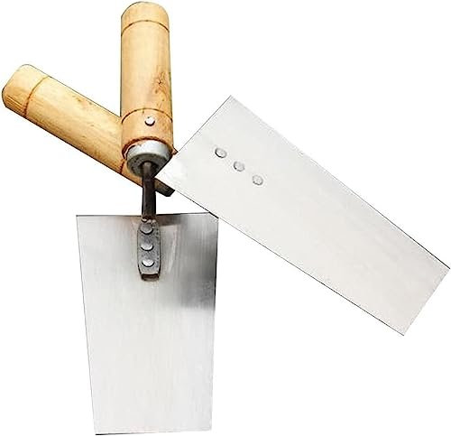 Zementkelle, Putzspachtel, Putzkelle, Putzwerkzeuge, 2 Stück Midget Zement-Gleitkelle, Eimer, Edelstahl, Beton-Finishing-Kelle, Spachtel, Bauwerkzeuge, Putzkelle(70 * 88 * 150cm)