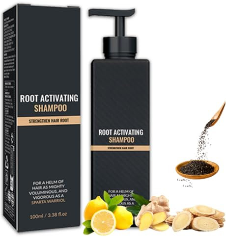 Root Activating Shampoo, Natural Hair Growth Shampoo 100ml, 2025 New Hair Loss Shampoo, Haarpflege Promotes Hair Growth, Anti-Haarausfall Reparierendes Pflege shampoo für Männer und Frauen