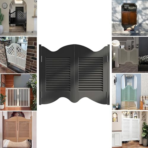 Porta Saloon Legno, Moderno Porte A Battente con Cerniere in Metallo, Porte oscillanti Interne, caffè Bar Saloon Door, per Scale da Cucina Negozio Bar