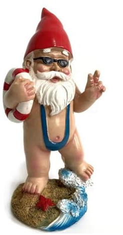 Osmond Garden Gnome Statue Lawn Decoration Outdoor Gnome Statue Fun Cute Garden Sculpture Dwarf Decoration