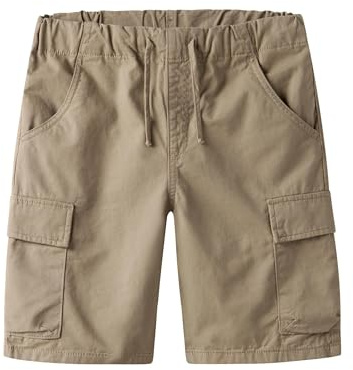 TWO SOON Junge Cargoshorts im Normal Fit – Praktische Cargo Shorts Jungen mit Taschen und Bequeme Kurze Hosen Jungen mit verstellbarem Bund