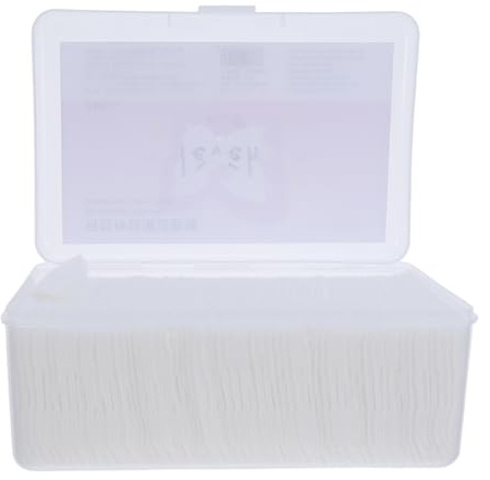 PACKOVE 240 Quadratische Wattepads aus Vliesstoff zum Abschminken und Minimieren von Reibung für Frauen Weiche Reinigungspads mit Kasten für Reise und Tägliche Hautpflege