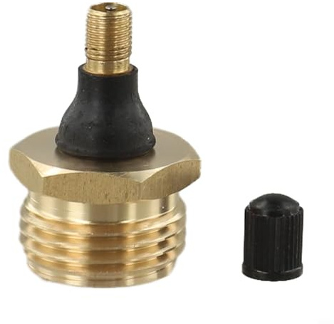 DAZZLEEX RV-Ventildüsenadapter aus Messing, zum Überwintern von Wohnmobilen, Sanitärsystemen, Booten, Anhängern und Sprinkler-Bewässerung (1 Set)