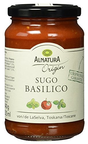 Alnatura Bio Origin Sugo Basilico, 325 ml