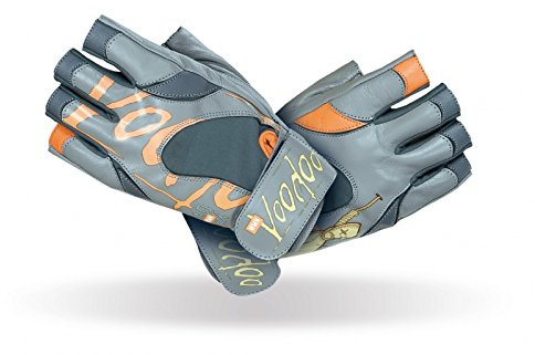 MAD MAX Voodoo Handschuhe Gym Fitness Gewichtheben Handschuhe Herren Bodybuilding Workout Sports Trainingshandschuh (L, Orange)